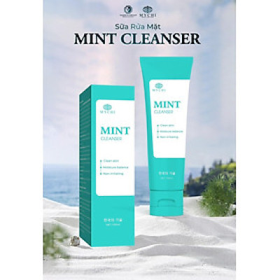 (mới)5 LỌ Sữa rủa mặt Mychi mint cleanser phiên bản to 100ml gấp 3,5 lần