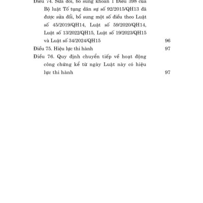 Luật công chứng năm 2024 - bản in 2025