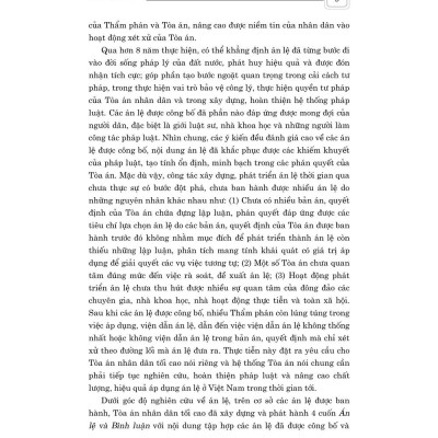 Án lệ Việt Nam - bản in 2025