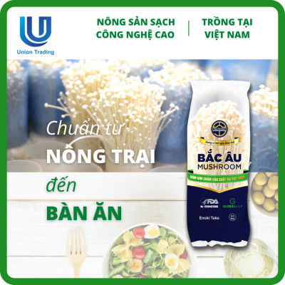 Nấm Kim Châm Việt Nam 200g - Ngọt Thanh, Ngon Miệng - Trồng Tại Nhà Máy Công Nghệ Cao Bắc Âu, Đak Lak