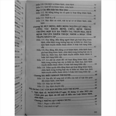 Sách Luật Khám Bệnh Chữa Bệnh 2023 và Các Văn Bản Hướng Dẫn Thi Hành - V2451T