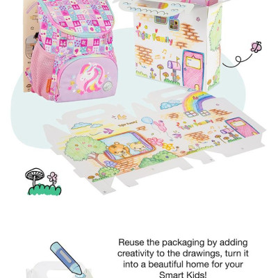 Ba Lô Mầm Non Smart Kids Dear Friends Mini Backpack - Dragon Ace - Special Edition - Tiger Family