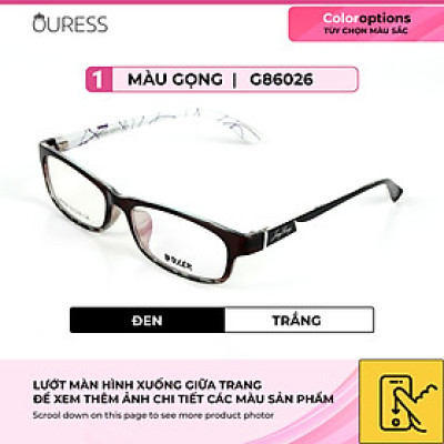 Gọng kính nhựa dẻo tr90 siêu nhẹ thời trang nam nữ Ouress 86026