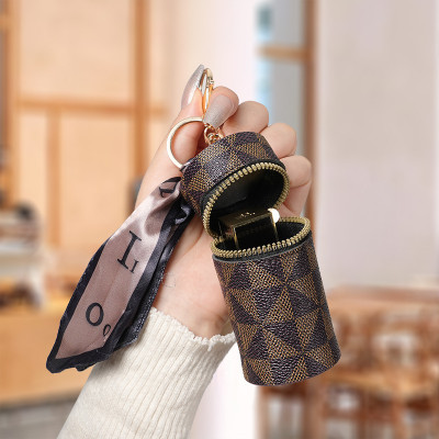 Móc khóa cao cấp đa năng  - ví tiền mini  ,móc chìa khóa ,túi đựng son môi  mini ,  tai nghe  da PU đẹp và dễ thương