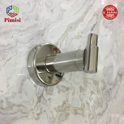 Móc treo đơn Pimisi inox 304 DÁN TƯỜNG dùng để treo quần áo - khăn tắm - phụ kiện - đồ dùng gia đình | Hàng chính hãng