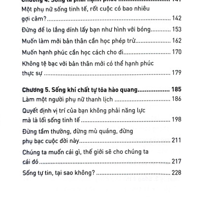 Phụ Nữ Khí Chất Sẽ Tự Có Hào Quang