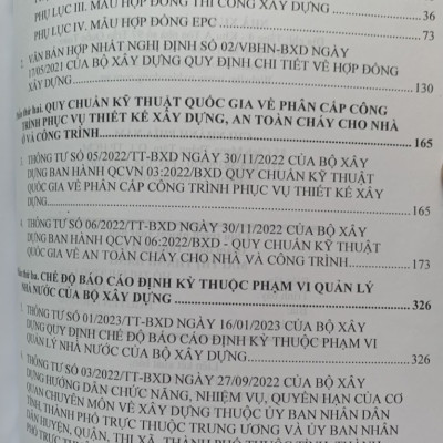 Quy định mới về hợp đồng xây dựng, quy chuẩn kỹ thuật quốc gia về phân cấp công trình phục vụ thiết kế xây dựng, an toàn cháy cho nhà và công trình