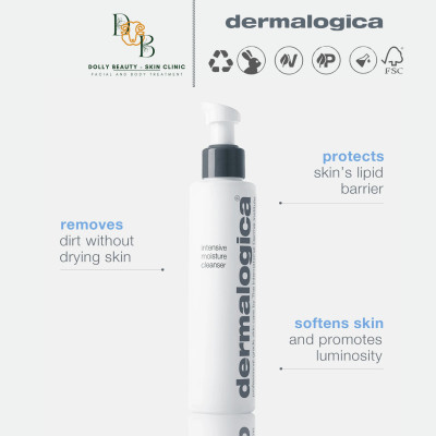 Sửa Rửa Mặt dưỡng ẩm phù hợp với da khô INTENSIVE MOISTURE CLEANSER của Dermalogica - Dolly Beauty