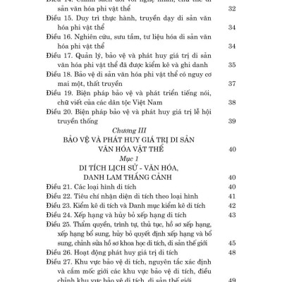 Luật di sản văn hóa năm 2024