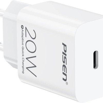 Sạc Nhanh Pisen Quick - Mr White USB-C 20W