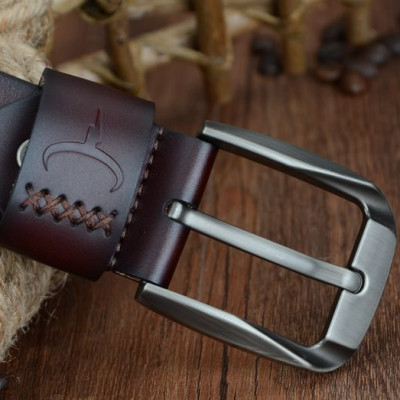 Thắt Lưng Da Bò Chính hãng COWATHER XF008 Nâu