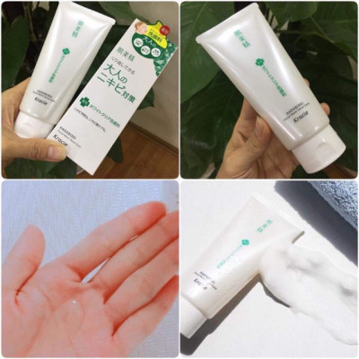Sữa Rửa Mặt Ngăn Ngừa Mụn Kracie Hadabisei Facial Wash Acne Care (110G)
