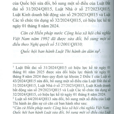 Luật Thi Hành Án Dân Sự (Sửa Đổi, Bổ Sung Năm 2014, 2018, 2020, 2022, 2024) 
