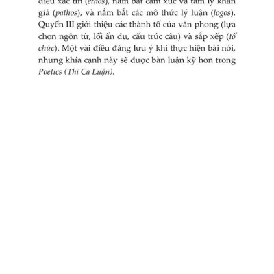 Biện Luận - Rhētorikḗ - Tác Phẩm Triết Học Kinh Điển