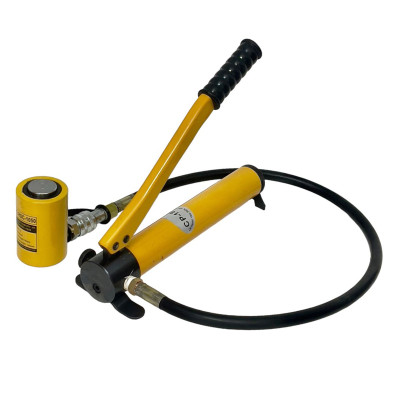 Bộ kích thủy lực RSC-1050 thân cao 95mm tải trọng 10 tấn hành trình 5cm và bơm tay CP-180