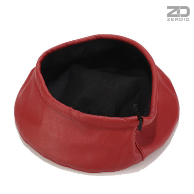 Mũ Nồi Da Nữ, Nón Beret Da Trơn Nhiều Màu Phong Cách Tối Giản