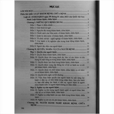 Sách Luật Khám Bệnh Chữa Bệnh 2023 và Các Văn Bản Hướng Dẫn Thi Hành - V2451T