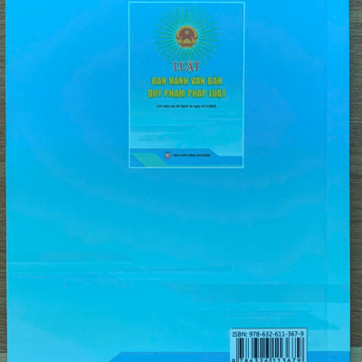 Luật ban hành văn bản quy phạm pháp luật (có hiệu lực thi hành từ ngày 1/4/2025)