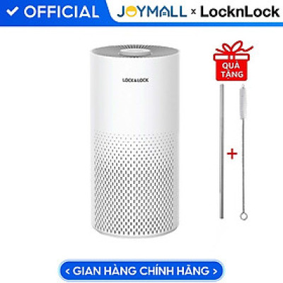 Máy Lọc Không Khí Lock&Lock ENP126WHT - Hàng Chính Hãng, Tặng Kèm Ống Hút Và Cọ Rửa