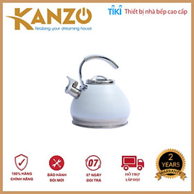 Ấm đun nước bếp từ Kanzo KZ-G88 còi báo 3.0 L - Sử dụng mọi loại bếp - Germany Technology - Hàng chính hãng