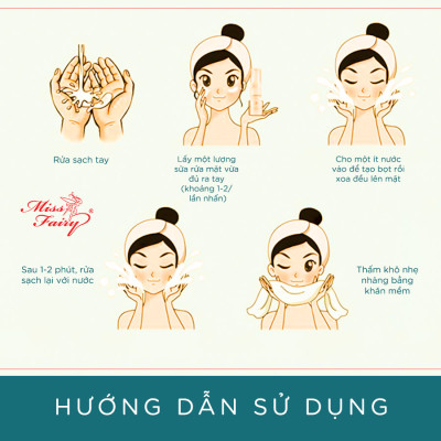 SỮA RỬA MẶT MISSFAIRY Q10 SỮA ONG CHÚA - SẠCH SÂU - CẤP ẨM