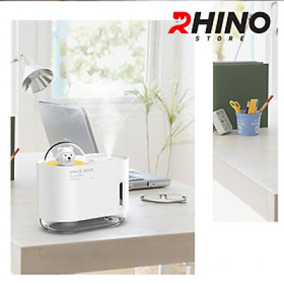 Máy phun sương tạo ẩm Rhino H905, dung tích 300ml, tích hợp đèn ngủ hàng chính hãng
