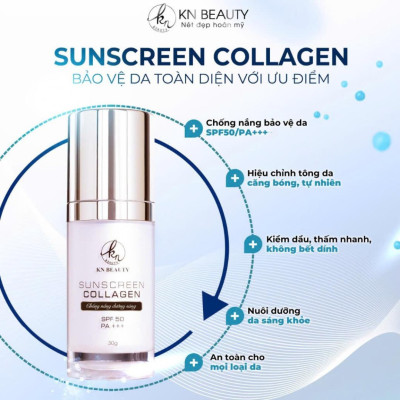 Kem chống nắng Sunscreen Collagen KN Beauty 30g