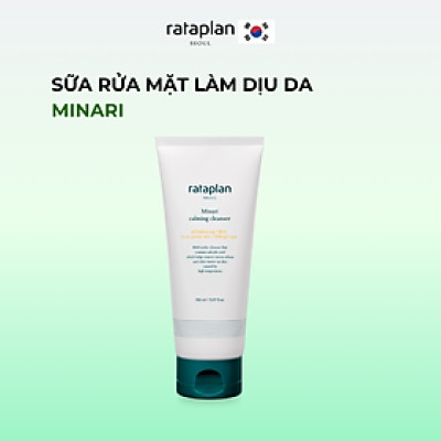 Sữa rửa mặt Minari RATAPLAN làm dịu da, giảm mụn, kháng khuẩn và an toàn cho da 150ml