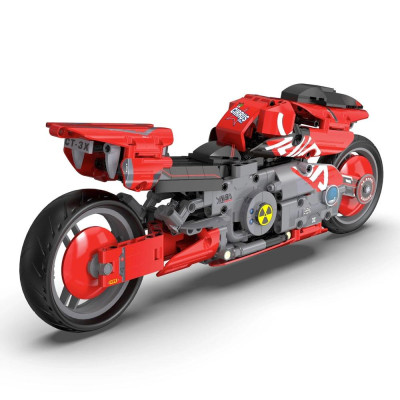 Đồ Chơi Lắp Ráp Xe Mô Tô Cyber CT-3X - CaDA C64001W (451 Mảnh Ghép)