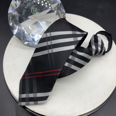 Caravat nam thắt sẵn bản nhỏ 6cm bộ sưu tập cà vạt nam mẫu mới Giangpkc hoạ tiết kẻ thanh lịch 2021