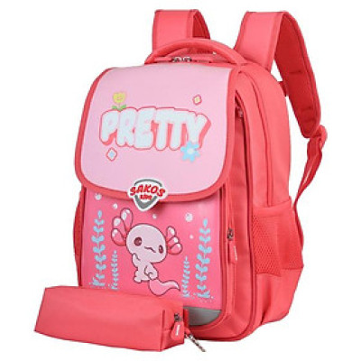 Ba Lô Học Sinh Kid Conezo Kèm Bóp Viết - Sakos SBO021BPNG00 - Baby Pink