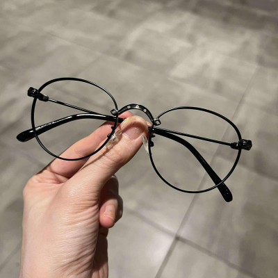 Kính gọng Mắt tròn cổ điển họa tiết cao cấp