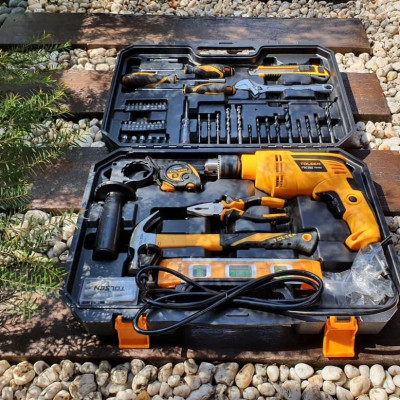 BỘ DỤNG CỤ MÁY KHOAN 710W + 94 MÓN TOLSEN 79685 - HÀNG CHÍNH HÃNG