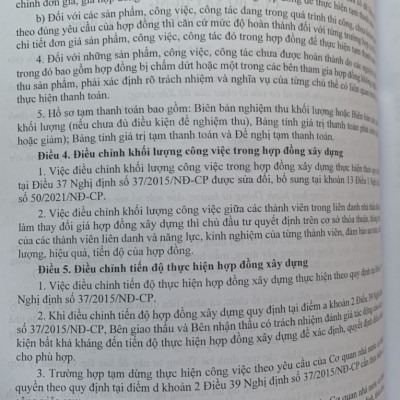 Quy định mới về hợp đồng xây dựng, quy chuẩn kỹ thuật quốc gia về phân cấp công trình phục vụ thiết kế xây dựng, an toàn cháy cho nhà và công trình