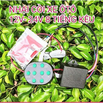 Bộ nhại còi 8 tiếng cho ôtô 