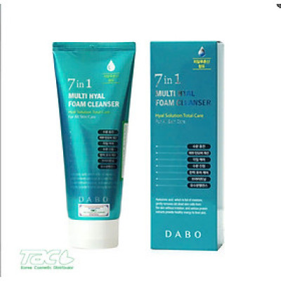 SỮA RỬA MẶT CẤP ẨM H.A CAO CẤP 7 TÁC DỤNG – DABO 7IN1 MULTI HYAL FOAM CLEANSER 180ML