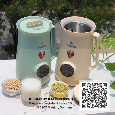 Máy Làm Sữa Hạt Cao Cấp Kalpen Mini 0.6L, Máy Xay Nấu Đậu Nành Đa Năng, Công Suất 750W - Hàng chính hãng