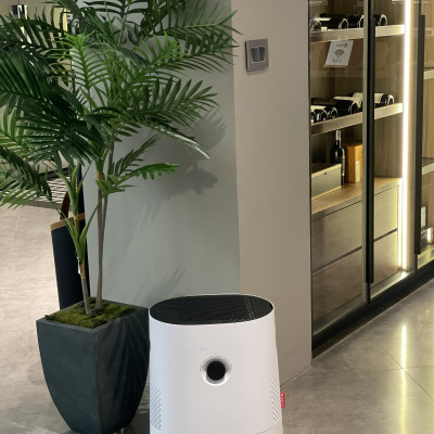 Máy Lọc Không Khí Tạo Ẩm BONECO H320 Xông Tinh Dầu Phòng Ngủ, Lọc Bụi, Kháng Vi Khuẩn, Tạo Độ Ẩm Không Khí, Kết Nối Blutooth Điều Khiển Từ Xa (50m2) - Hàng Chính Hãng