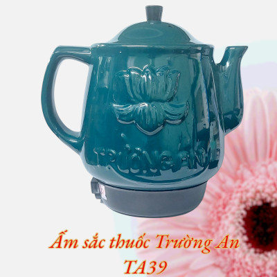 Ấm sắc thuốc Trường An TA39 Rêu - Gốm sứ cao cấp - Điện gia dụng - Hàng chính hãng