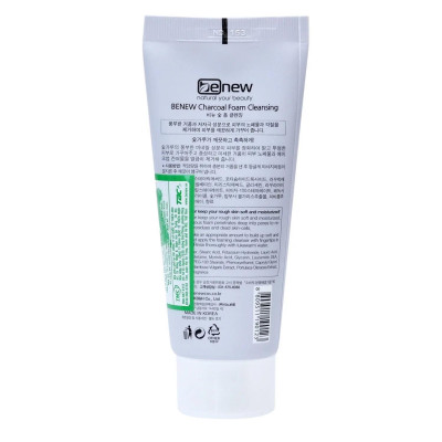Sữa rửa mặt cao cấp Hàn Quốc cho da dầu Benew Charcoal Than hoạt tính (100ml) – Hàng chính hãng 