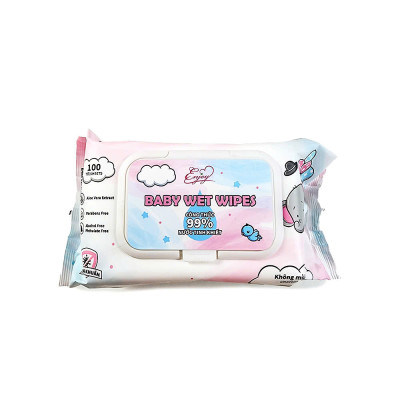 [MUA 2 TẶNG 1] COMBO 2 Khăn ướt ENJOY 100 tờ không mùi mềm mịn, dưỡng ẩm, tiện dụng an toàn cho bé