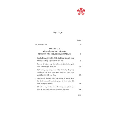 Một số vấn đề lý luận và thực tiễn về đổi mới phát triển đất nước (bản in 2023)