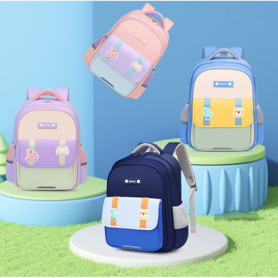 BINBES - BNS-6076 Balo học sinh Cấp 1 siêu nhẹ, chống gù, chống thấm nước. cặp sách học sinh