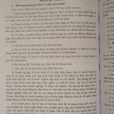 Sách Chỉ Dẫn Áp Dụng Luật Kế Toán sửa đổi, bổ sung 2024 - Và Những Quy Định Mới Trong Công Tác Quản Lý Thuế Áp Dụng Trong Các Loại Hình Doanh Nghiệp (V2558T)