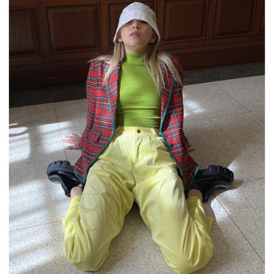 Nón Bèo Ren Hoa Trắng TARTAN - Floral Bucket Hat SE 