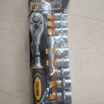 Bộ đầu tuýp tự động 12 món Tolsen 15151 3/8"