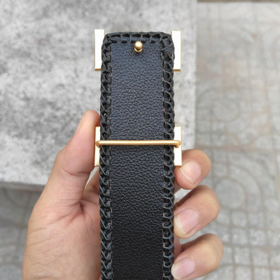 Thắt Lưng Da Cá Sấu Liền Bản Rộng 4cm 