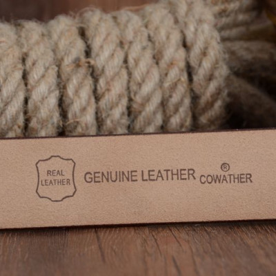 Thắt Lưng Da Bò Chính hãng COWATHER XF008 Nâu Vàng