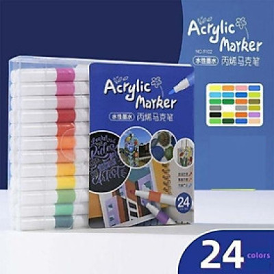  Bộ Bút Màu Acrylic Marker Chống Nước Vẽ Trên Mọi Chất Liệu.