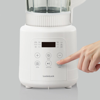 Máy làm sữa hạt đa năng Locknlock EJM486IVY heating blender - Dung tích 1.75L, 800W, 220V, 50Hz - Màu ngà - Hàng chính hãng